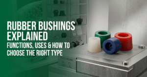 Read more about the article Rubber Bushings Explained: Functions, Uses & How to Choose the Right Type