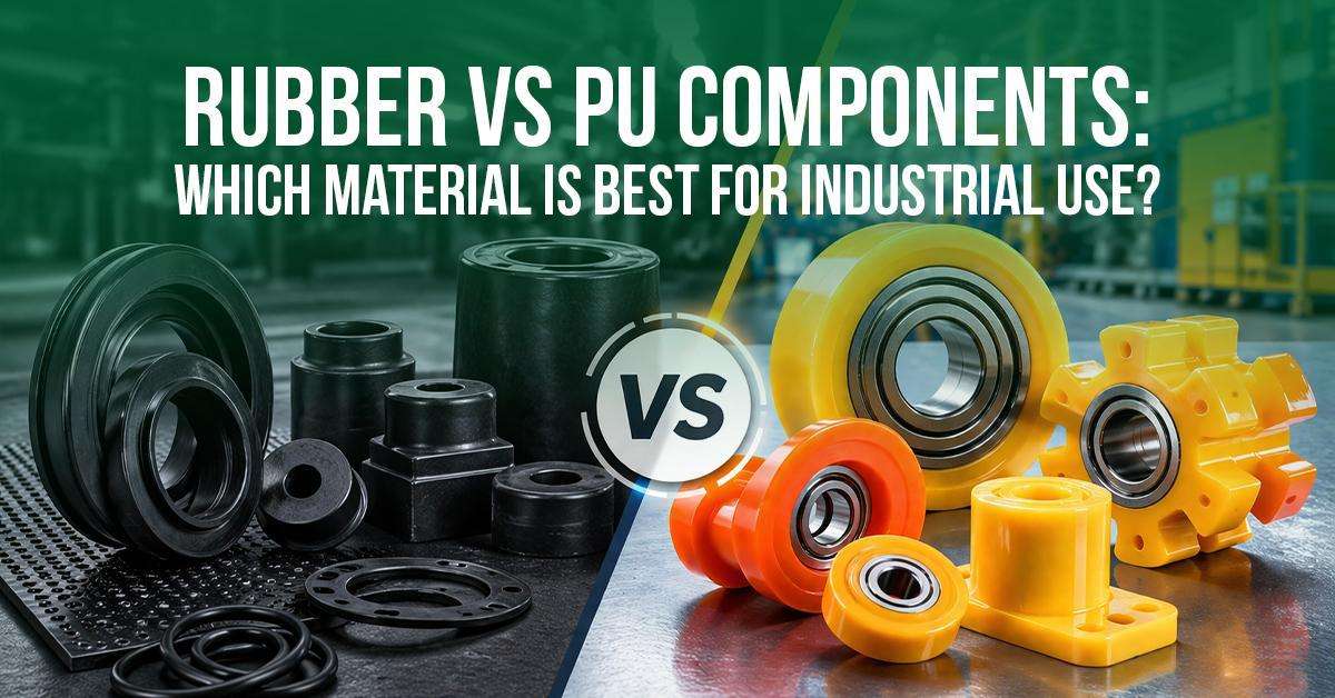 Read more about the article Rubber vs PU Components: Which Material is Best for Industrial Use?