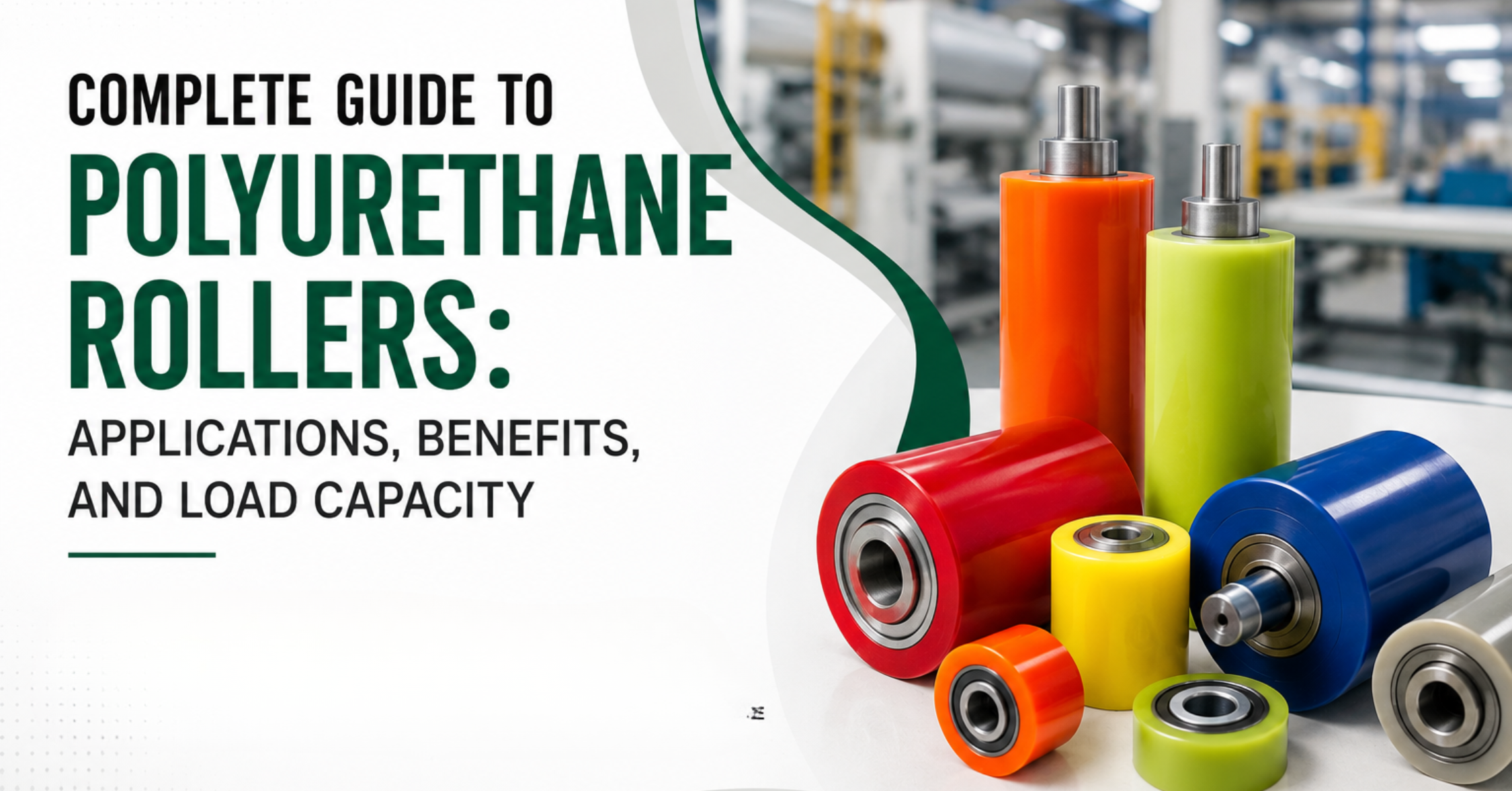 You are currently viewing Complete Guide to Polyurethane Rollers: Applications, Benefits, and Load Capacity