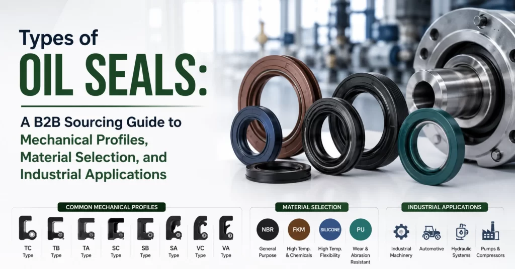Types of Oil Seals: A B2B Sourcing Guide to Mechanical Profiles, Material Selection, and Industrial Applications