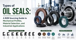 Read more about the article Types of Oil Seals: A B2B Sourcing Guide to Mechanical Profiles, Material Selection, and Industrial Applications