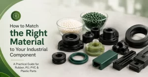 Read more about the article How to Match the Right Material to Your Industrial Component: A Practical Guide for Rubber, PU, PVC and Plastic Parts